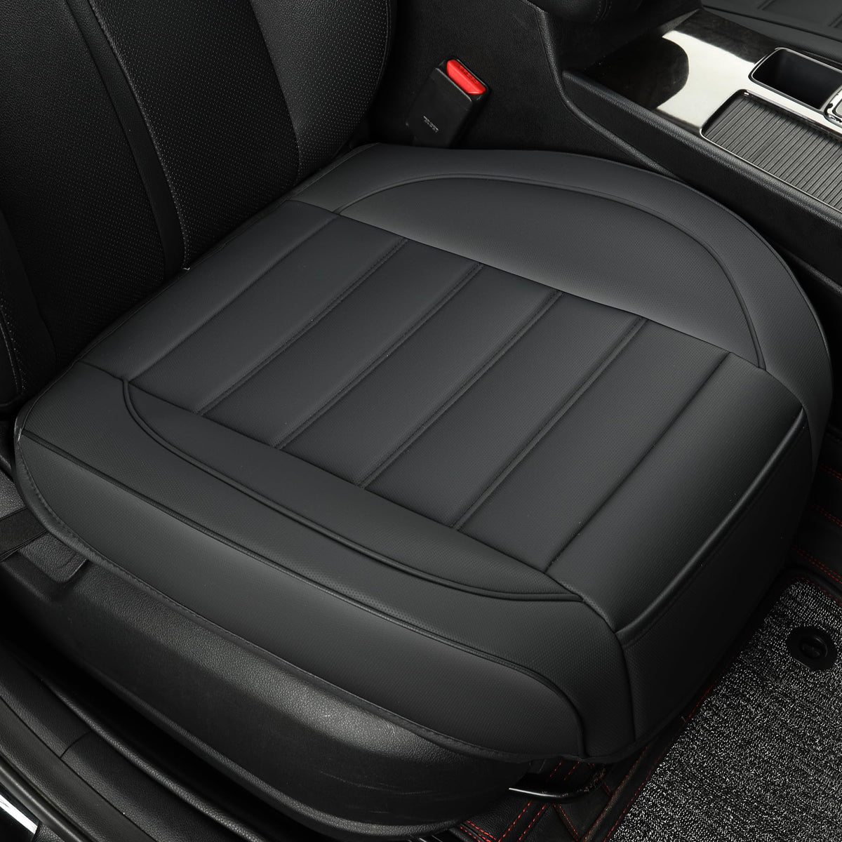 Vankerful front view of seat cover showing full-wrap protection and refined look