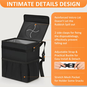 Vankor attached to headrest demonstrating hands-free installation and convenience