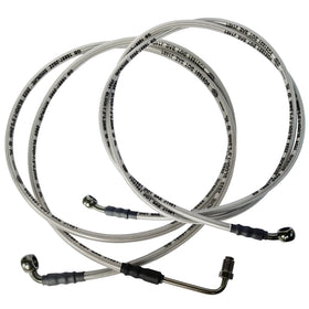Vanlison front and rear brake hose set showing full assembly and fit