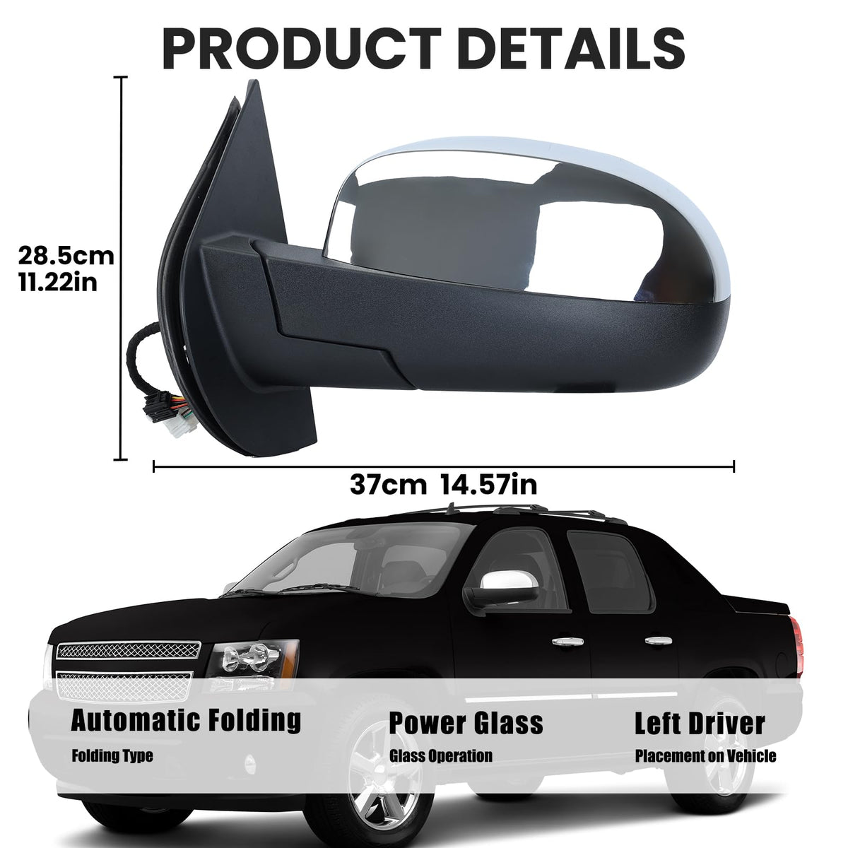 VANLOGY installed on Chevy Tahoe showing seamless OEM-style replacement benefit