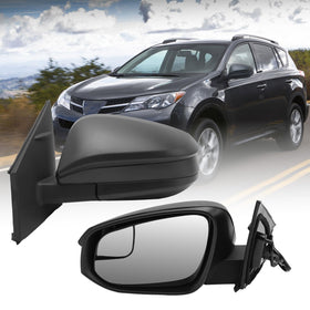 VANLOGY left driver-side mirror front view showing exact fit and finish
