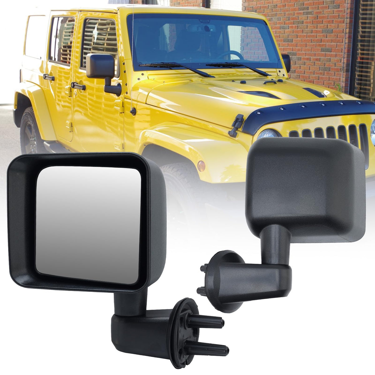 VANLOGY left mirror front view showing durable housing and clean finish