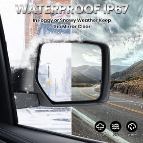 VANLOGY closeup of mirror glass clarity and durable reflection surface