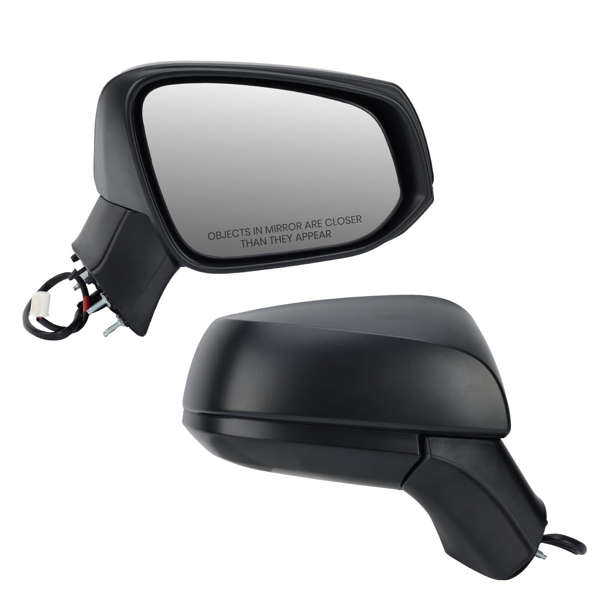VANLOGY mirror next to a hand for scale to show compact, original-size design