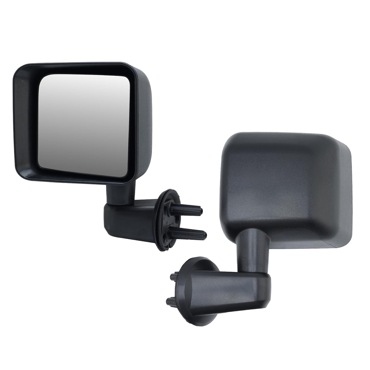 VANLOGY mirror held in hand for scale to show compact, OEM-compatible size