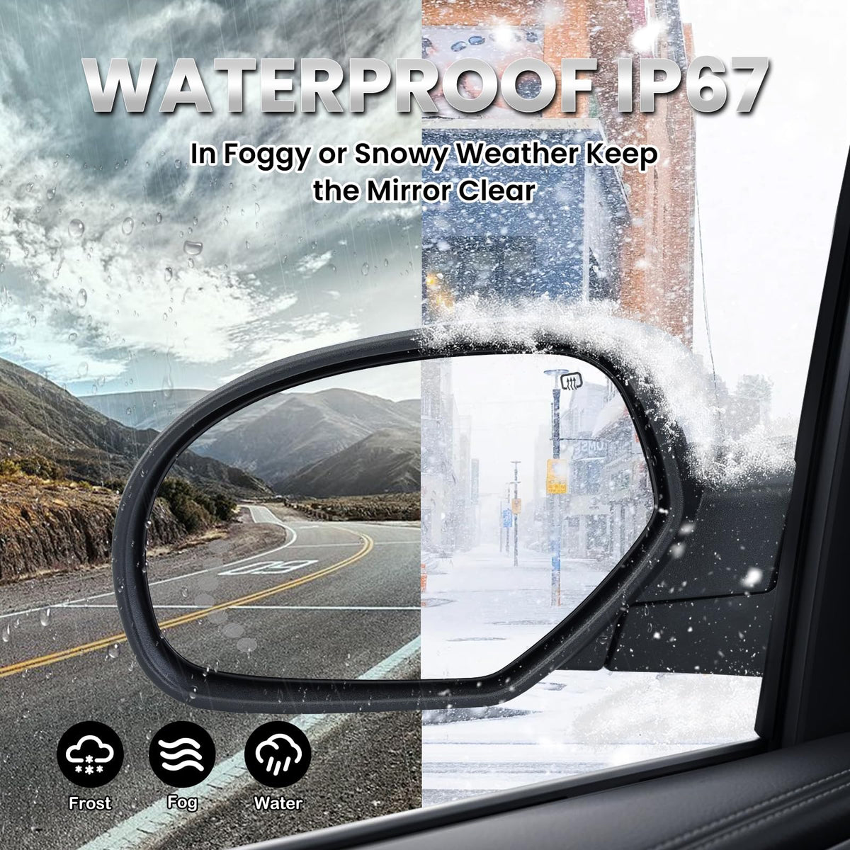 VANLOGY turn signal LED close-up showing high-visibility signaling benefit