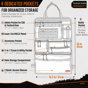 Vanlutone detail of heavy-duty zipper and reinforced stitching for durability