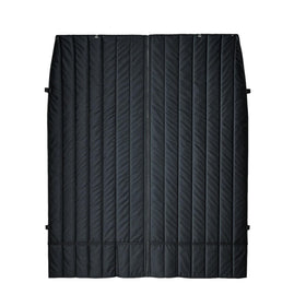 VANNCAMP front view of curtain showing full coverage and privacy benefit