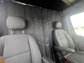 VANNCAMP removable lower panel Velcro close view enabling heater access