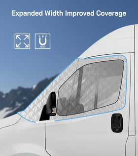 VANNCAMP cover installed roadside reducing glare and protecting interior