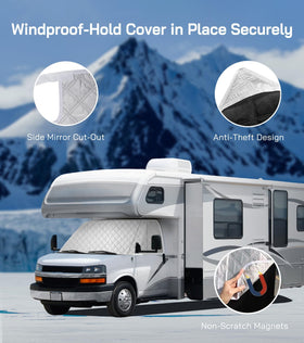 VANNCAMP mirror cutout detail fitting around side mirror for accurate vehicle match