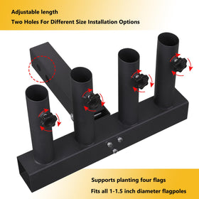 VANROUG holding fishing rods upright in rack benefit: organized transport