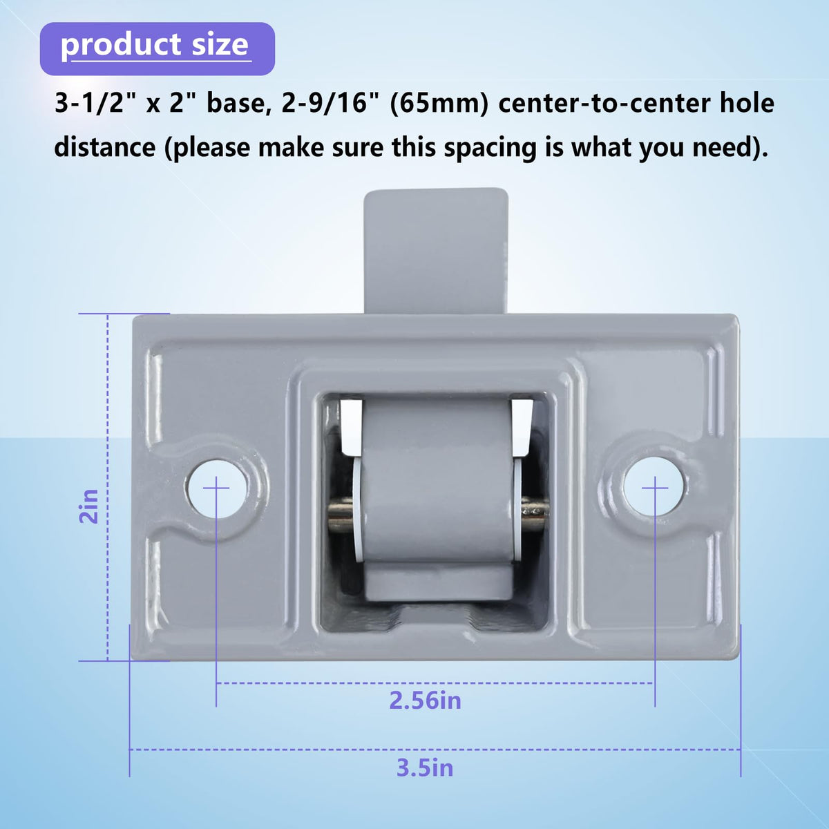 Vanshly bracket installed on awning arm demonstrating secure support under load