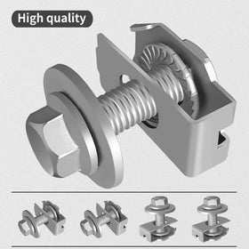 Vanshly hardware on workbench during truck repair enabling faster, correct installation