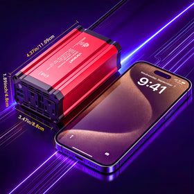 vansoet dual USB ports and cable connection enabling fast phone charging