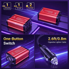 vansoet plugged into a car console cigarette lighter providing portable power