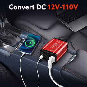 vansoet close-up of PD 30W USB-C and QC 18W USB-A ports for fast charging