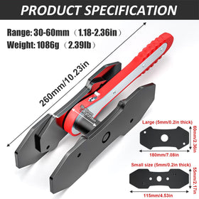 Vanwoke ratchet head closeup highlighting smooth 360° operation benefit
