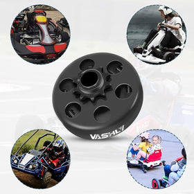 Vashly clutch installed on go kart showing real-world performance benefit