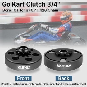 Vashly clutch iron finish texture showing durability and heat dissipation benefit