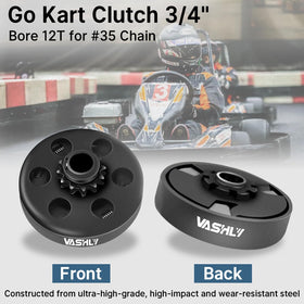 Vashly beside ruler for scale showing compact size benefits for tight engine bays