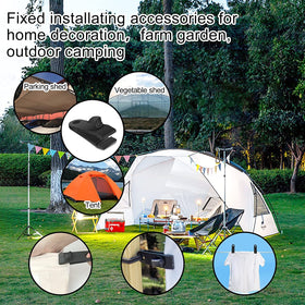 Vashly anchor securing awning under tension illustrating reliable tie-down performance