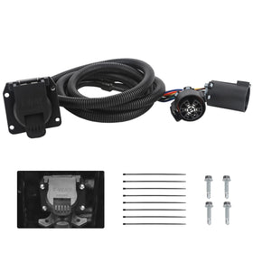 VASTAUTO front view of 7-pin harness showing mounting socket for easy hookup