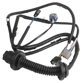 VASTAUTO front view of LH rear door jumper harness showing fit and connectors for easy replacement
