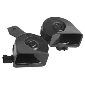 VASTAUTO horn packaged with label showing protected delivery and warranty