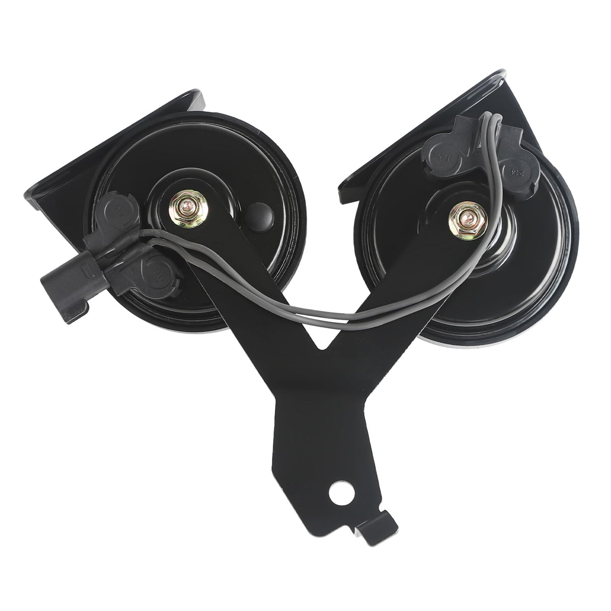 VASTAUTO horn next to ruler showing compact size for straightforward replacement