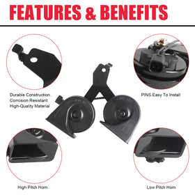 VASTAUTO horn sound disc detail showing robust materials and loud output