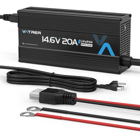 VATRER POWER front view showing charger casing and ports for quick identification and reliability