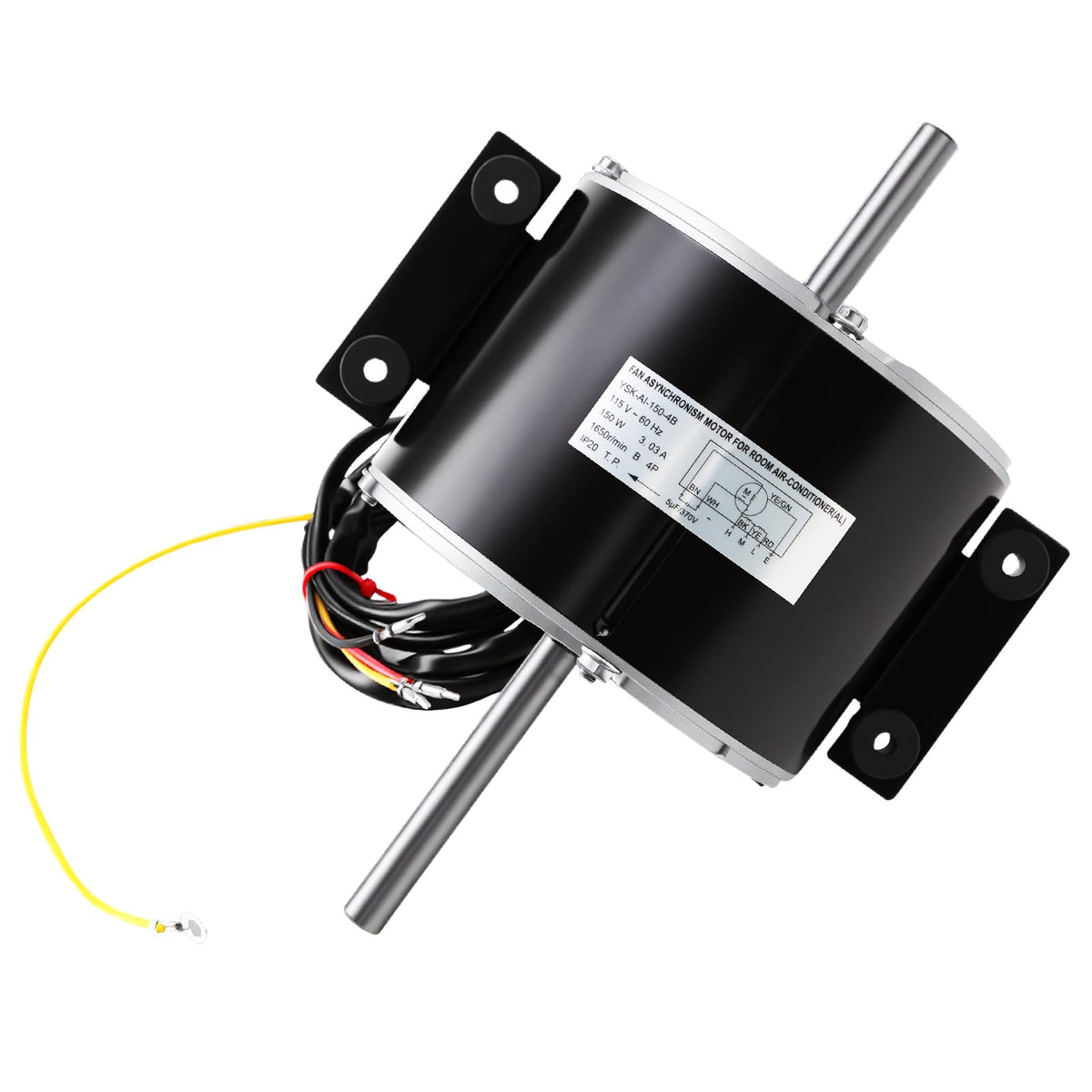 VATTCEEL front view of motor assembly showing compact design and reliable airflow