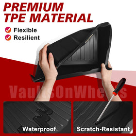 VaultsOnWheels anti-slip bump strips and accessories for secure, stable placement