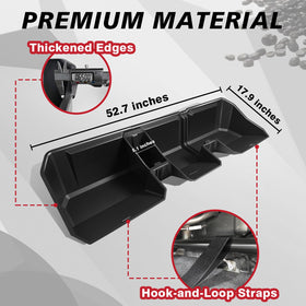 VaultsOnWheels divider boxes installed to create customized compartments