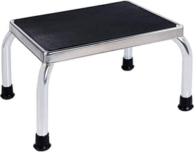 Vaunn front view of steel step stool showing stable frame and reliability