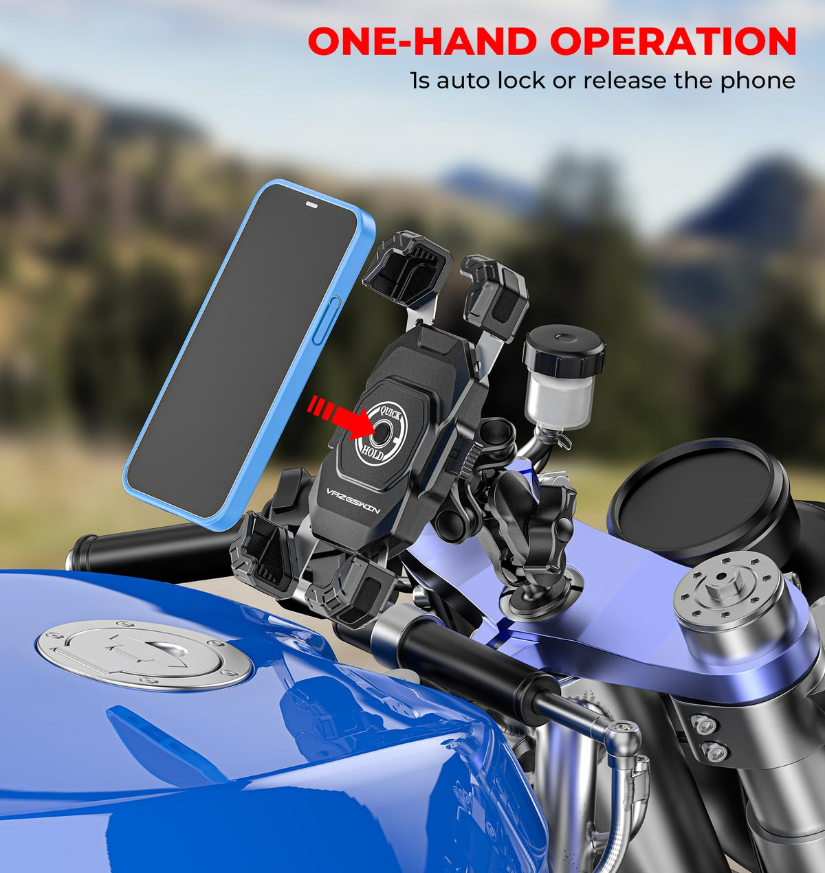 VAZESWIN close-up of vibration dampener reducing shock for safer rides