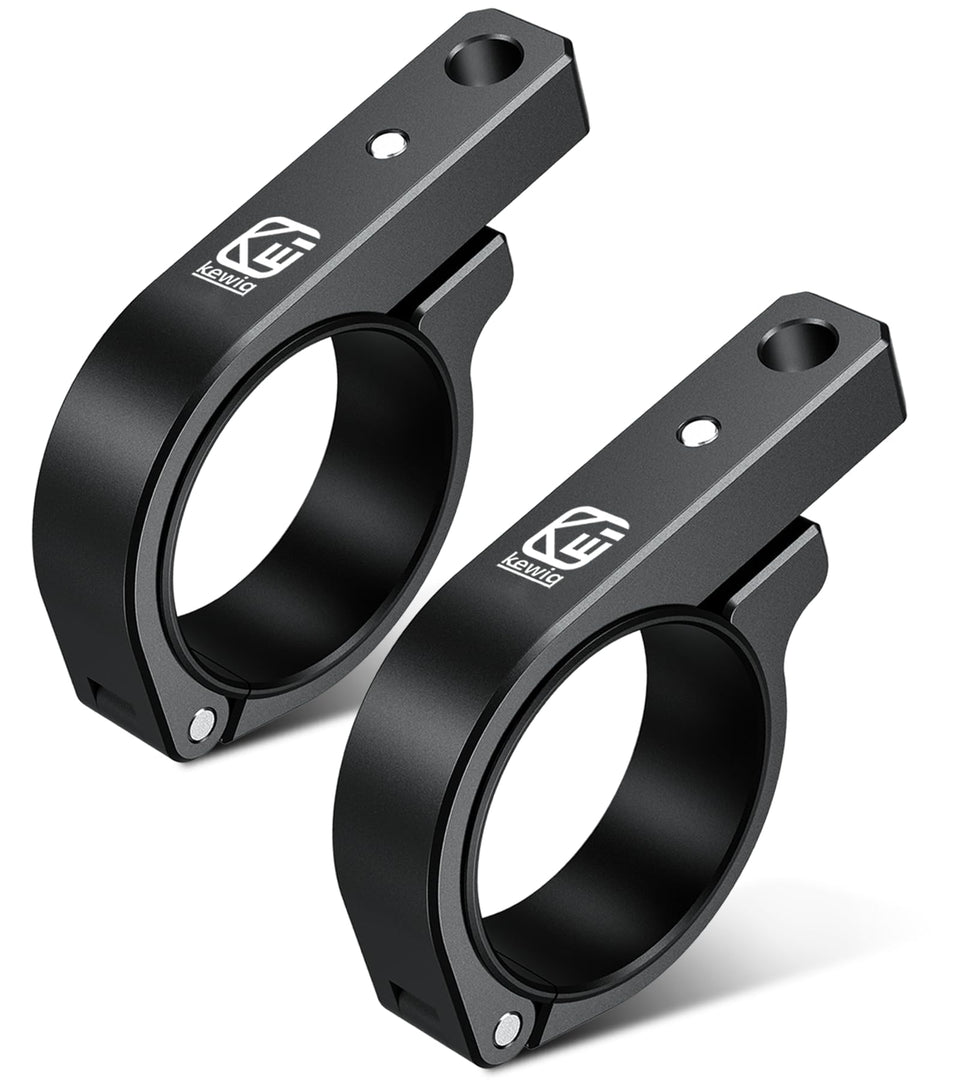VAZESWIN front view of two clamp mounts showing durable build and ready fit