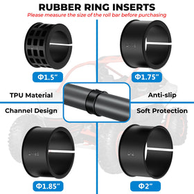 VAZESWIN rubber inserts sizes displayed for snug multi-diameter fit
