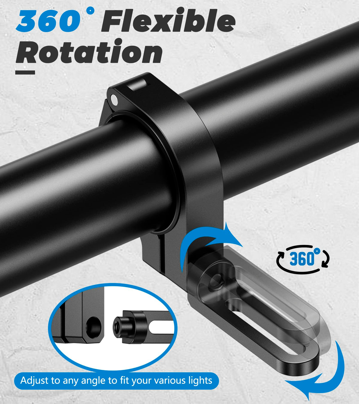 VAZESWIN mount beside ruler showing size and scale for accurate fitment