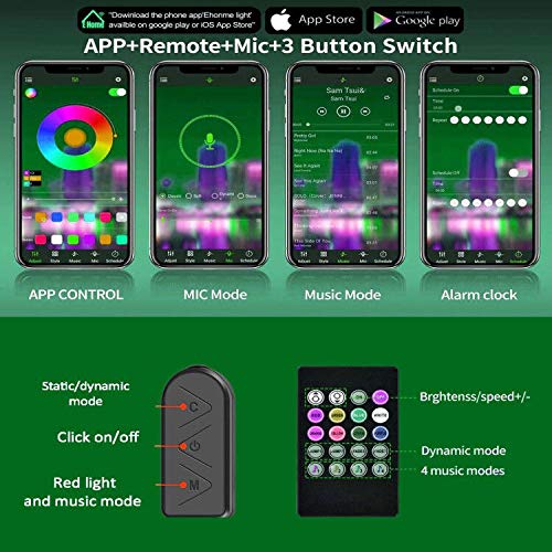 Vbakor lights in music mode syncing colors to beat for lively atmosphere
