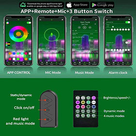 Vbakor lights in music mode syncing colors to beat for lively atmosphere