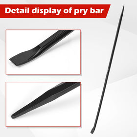 Vbeca 32-inch pry bar full length offering maximum leverage for heavy tires