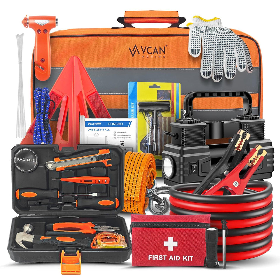 VCAN ACTIVE front packaging showing full 112-piece kit for quick identification and readiness