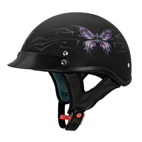 VCAN V515BF24 front profile showing sleek flat black shell and DOT-ready design benefit visibility