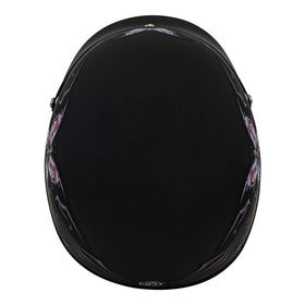 VCAN helmet beside ruler for size scale showing large fit and easy sizing benefit