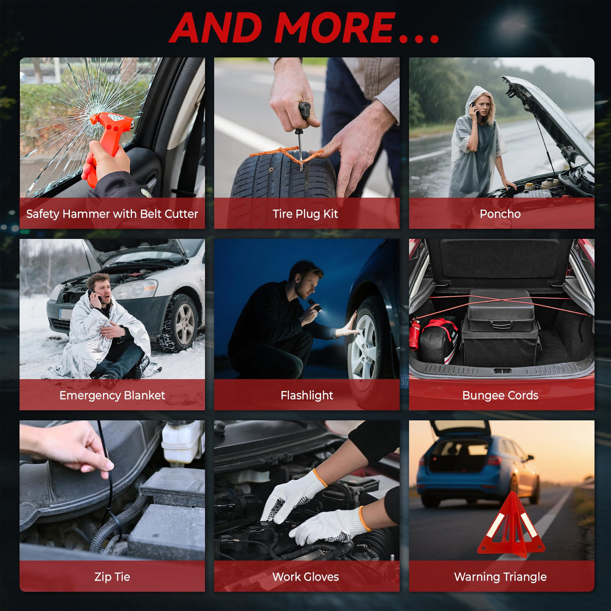 VCANENERGY kit stored in a car trunk demonstrating easy everyday readiness