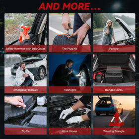 VCANENERGY kit stored in a car trunk demonstrating easy everyday readiness