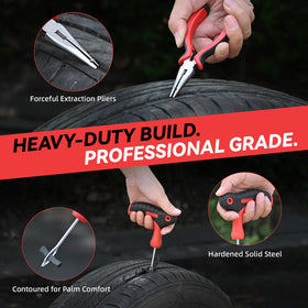 VCANENERGY kit next to a hand to show compact size and easy storage benefit