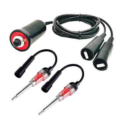 VCC front view of full kit showing remote starter and two testers for fast diagnostics